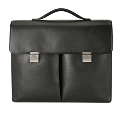 Louis Vuitton Briefcase, Leather, Green, MB0084, 1*